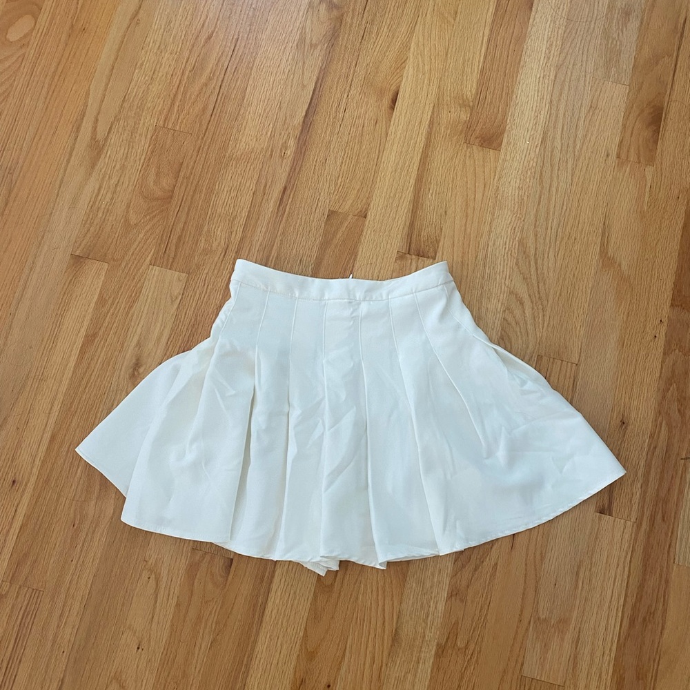 Princess Polly White Tennis Skirt